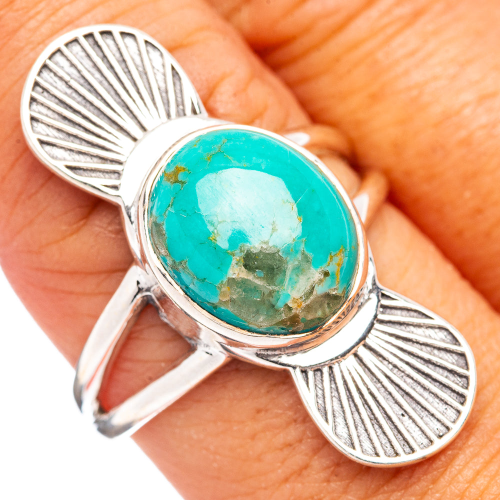 Mojave Turquoise Ring Size 9 (.925 Sterling Silver)