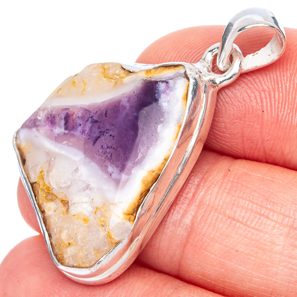 Rare Cacoxenite Pendant 1 1/2" (925 Sterling Silver) P41307