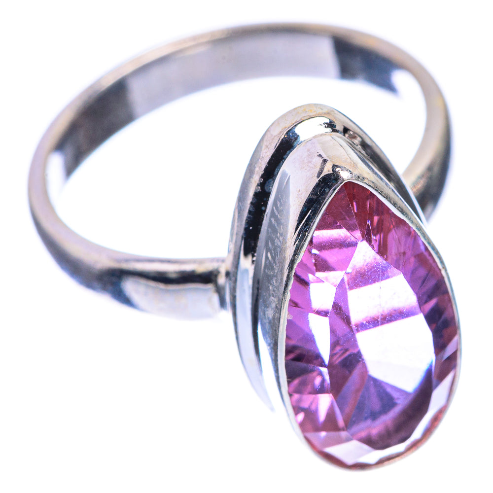 Faceted Color Change Alexandrite (Lab.) Ring Size 7 (925 Sterling Silver) RING143268