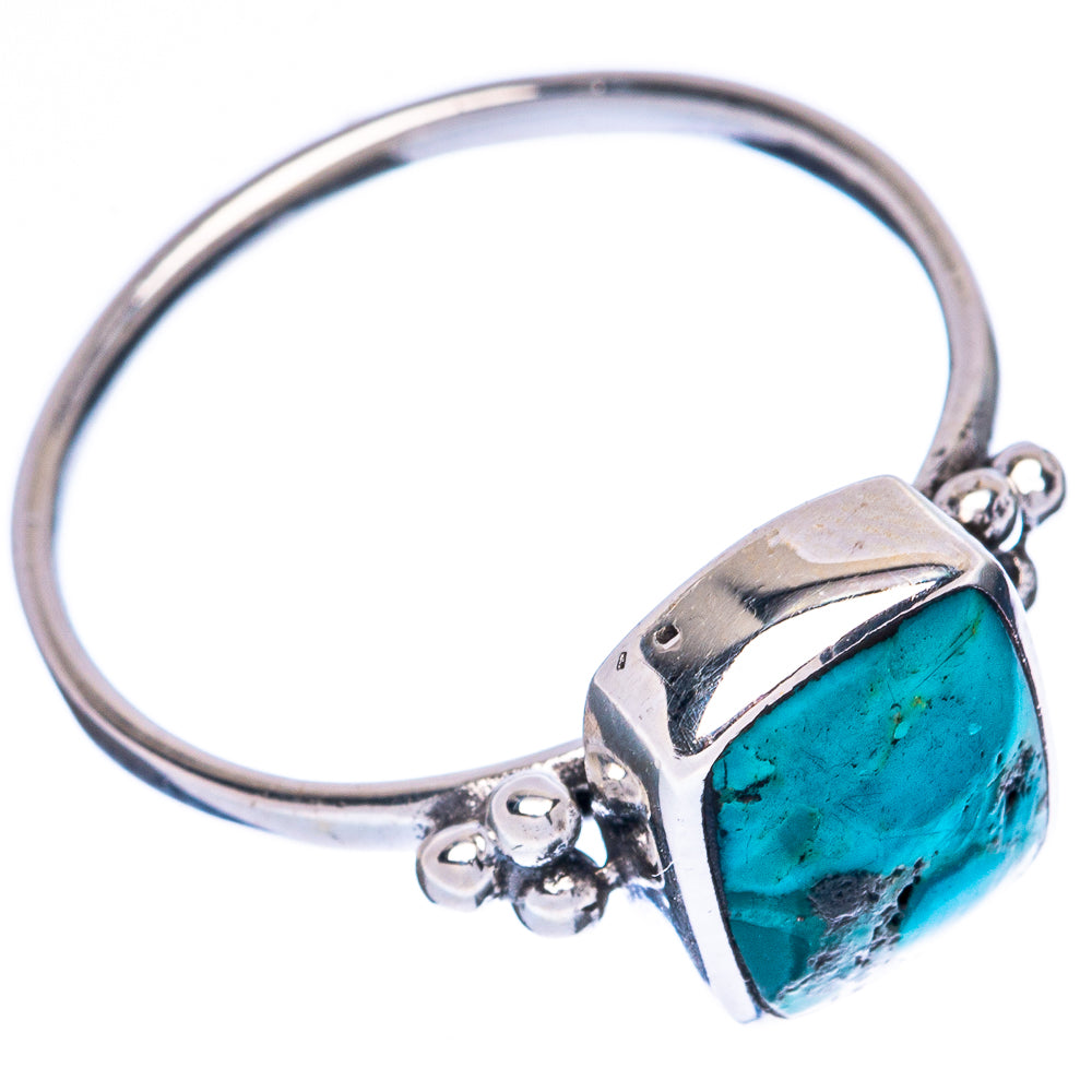 Rare Arizona Turquoise Ring Size 7.5 (925 Sterling Silver) R3242