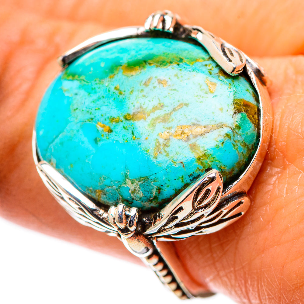 Chrysocolla Ring Size 9.5 (925 Sterling Silver) RING138844