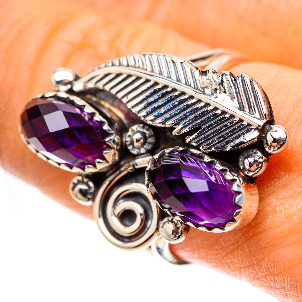 Amethyst 925 Sterling Silver Ring Size 8.25 (925 Sterling Silver) RING139542