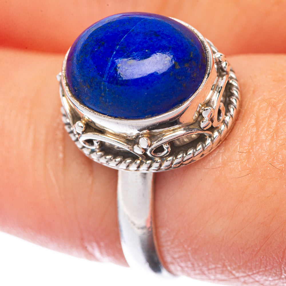 Lapis Lazuli Ring Size 7.5 (925 Sterling Silver) R145090