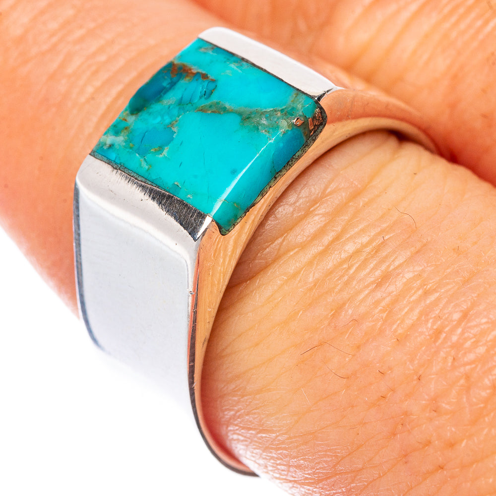 Rare Arizona Turquoise Ring Size 8.75 (925 Sterling Silver) R1540