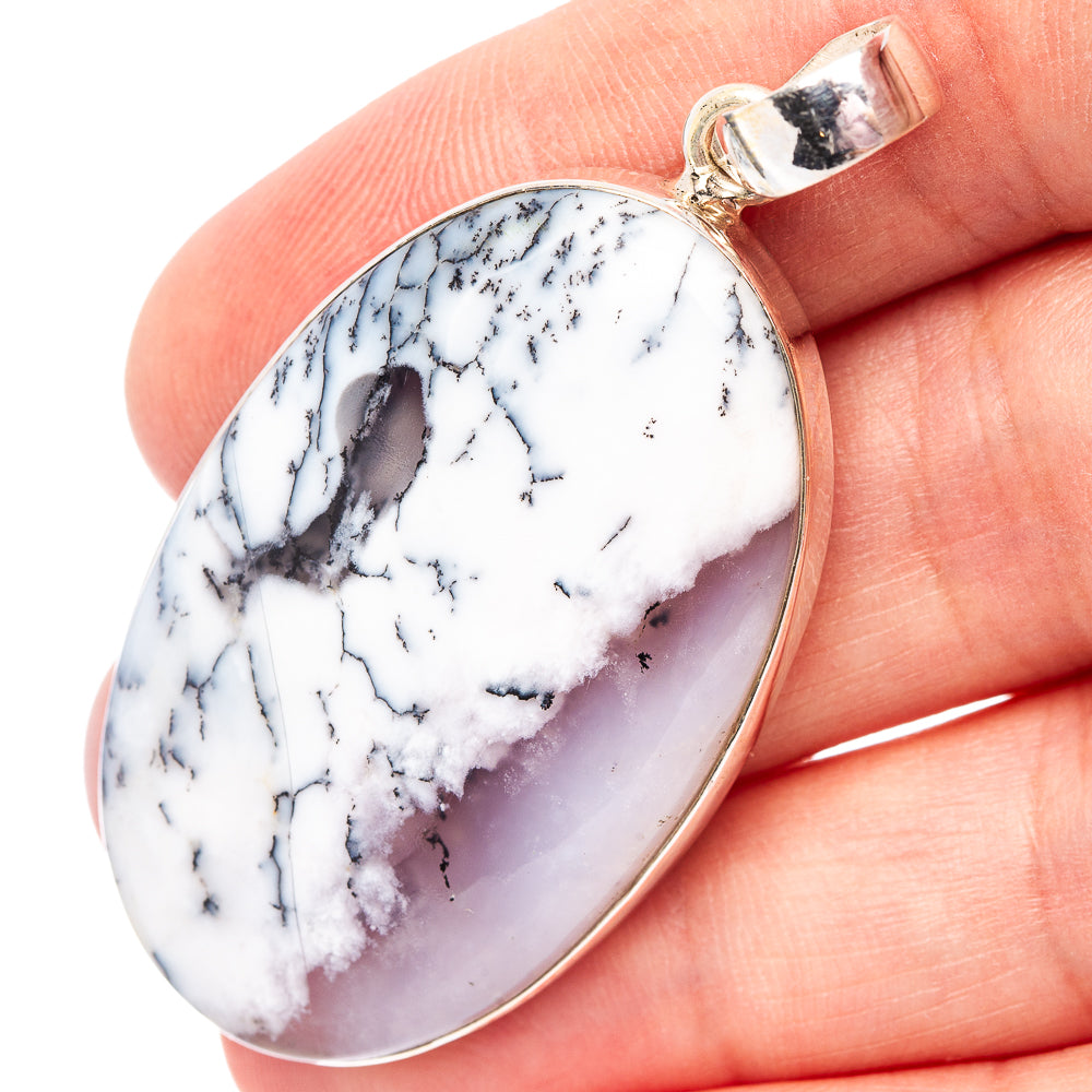 Desert Rose Druzy Pendant 2 1/8" (.925 Sterling Silver)