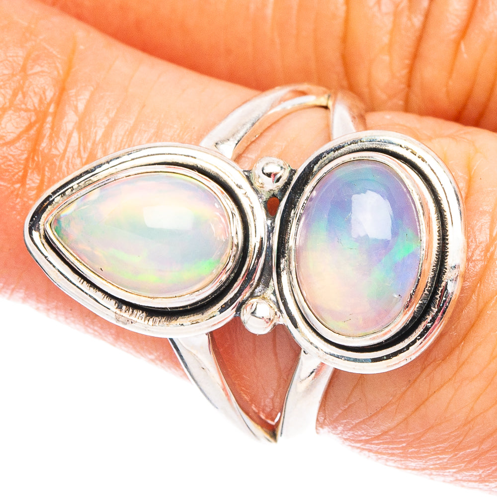 Rare Ethiopian Opal 925 Sterling Silver Ring Size 6.75 (925 Sterling Silver) R6270
