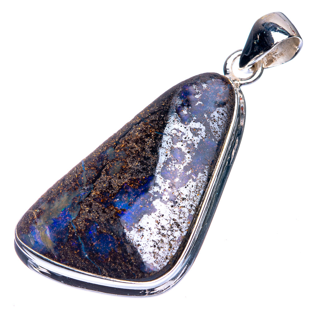 Boulder Opal Pendant 1 3/4" (925 Sterling Silver) P39338