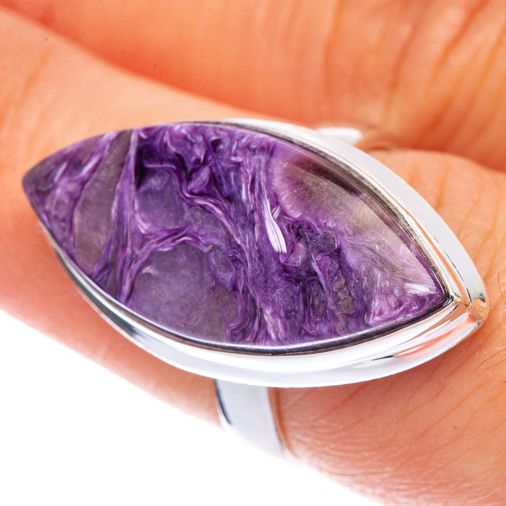 Charoite Ring Size 6.75 (925 Sterling Silver) R144592