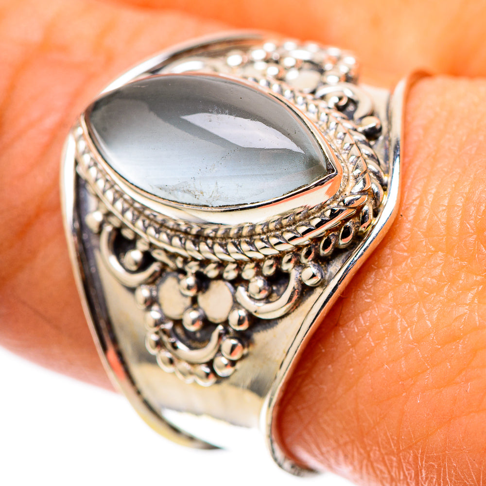 Natural Aquamarine Ring Size 9 (925 Sterling Silver) RING138766