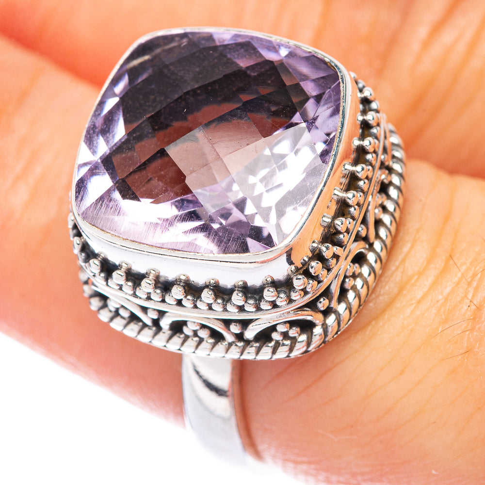 Pink Amethyst Ring Size 6.75 (925 Sterling Silver) R144917