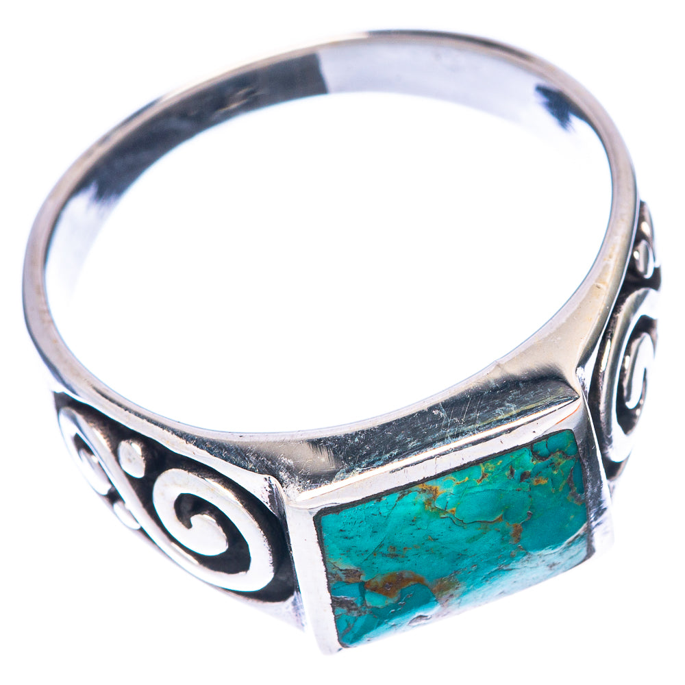Rare Arizona Turquoise Ring Size 10.5 (925 Sterling Silver) R1577