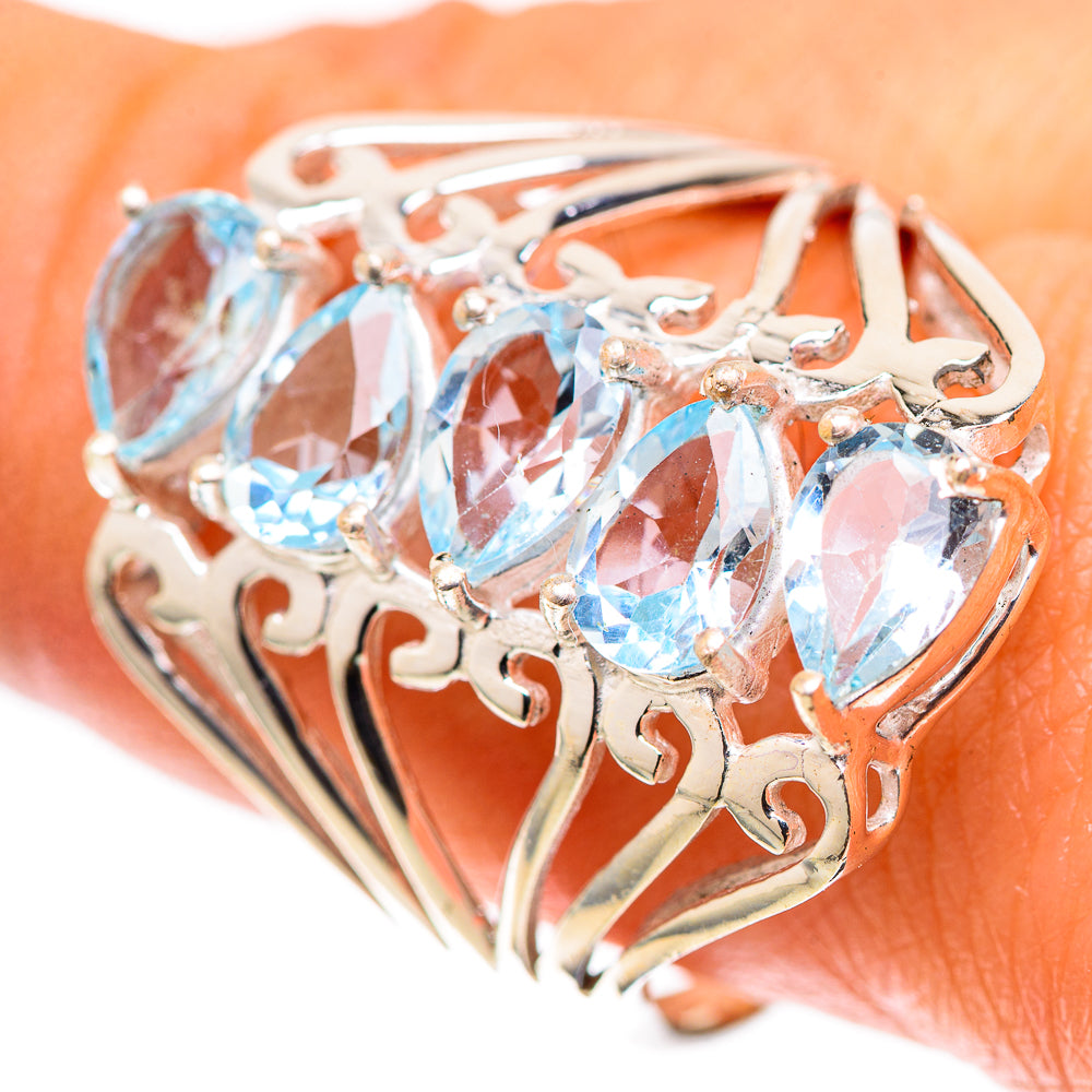 Blue Topaz Ring Size 10 (925 Sterling Silver) RING138421