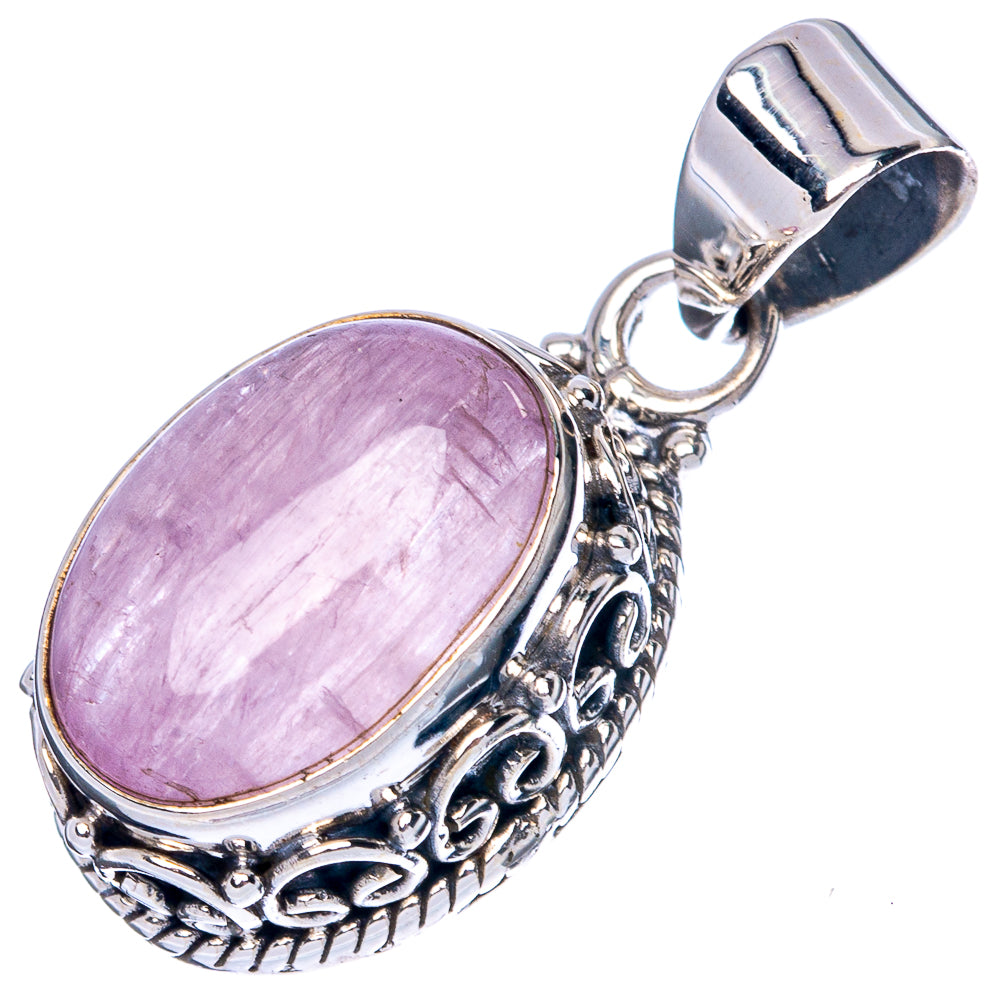 Rare Kunzite Pendant 1 1/8" (925 Sterling Silver) P42725