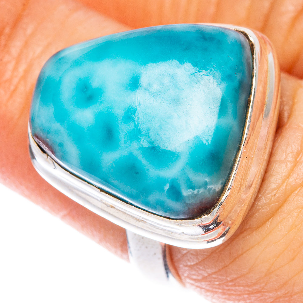 Larimar Ring Size 7 (925 Sterling Silver) R1442