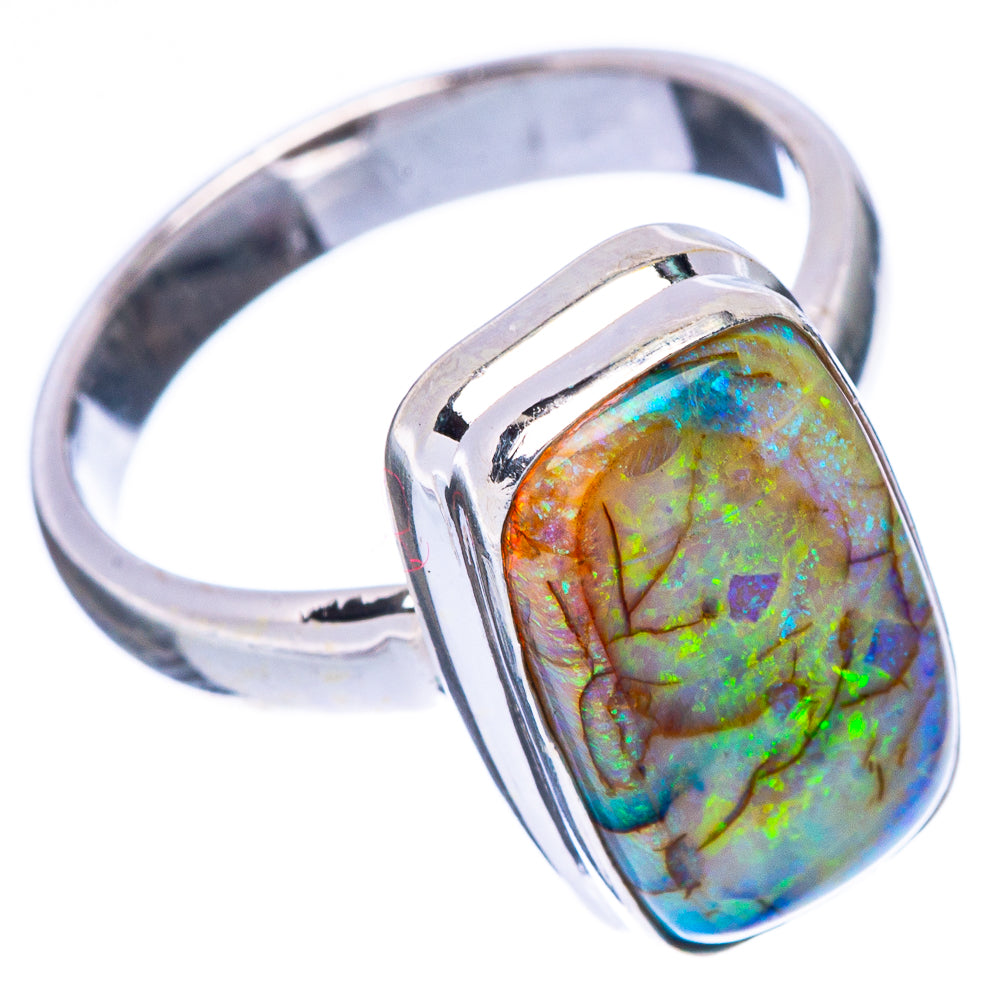 Rare Sterling Opal Ring Size 6.25 (925 Sterling Silver) R2279