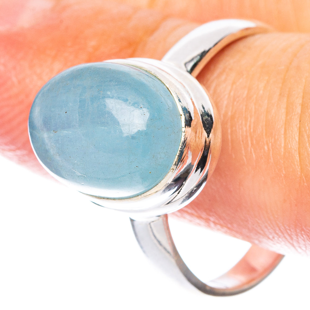 Aquamarine Ring Size 8.5 (925 Sterling Silver) R6884