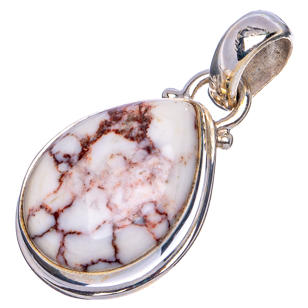 Wild Horse Jasper Pendant 1 1/8" (.925 Sterling Silver)