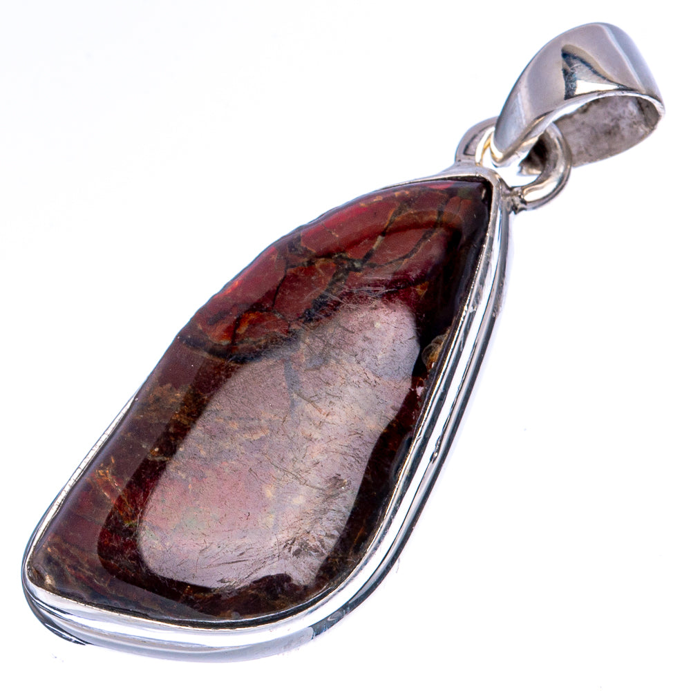 Rare Ammolite Pendant 1 1/2" (925 Sterling Silver) P41297