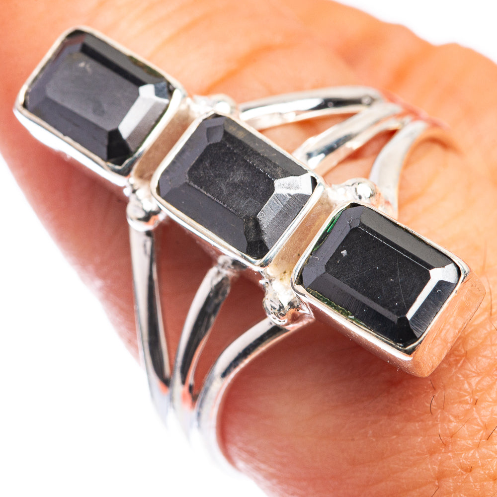 Black Onyx Ring Size 9 (925 Sterling Silver) RING143244