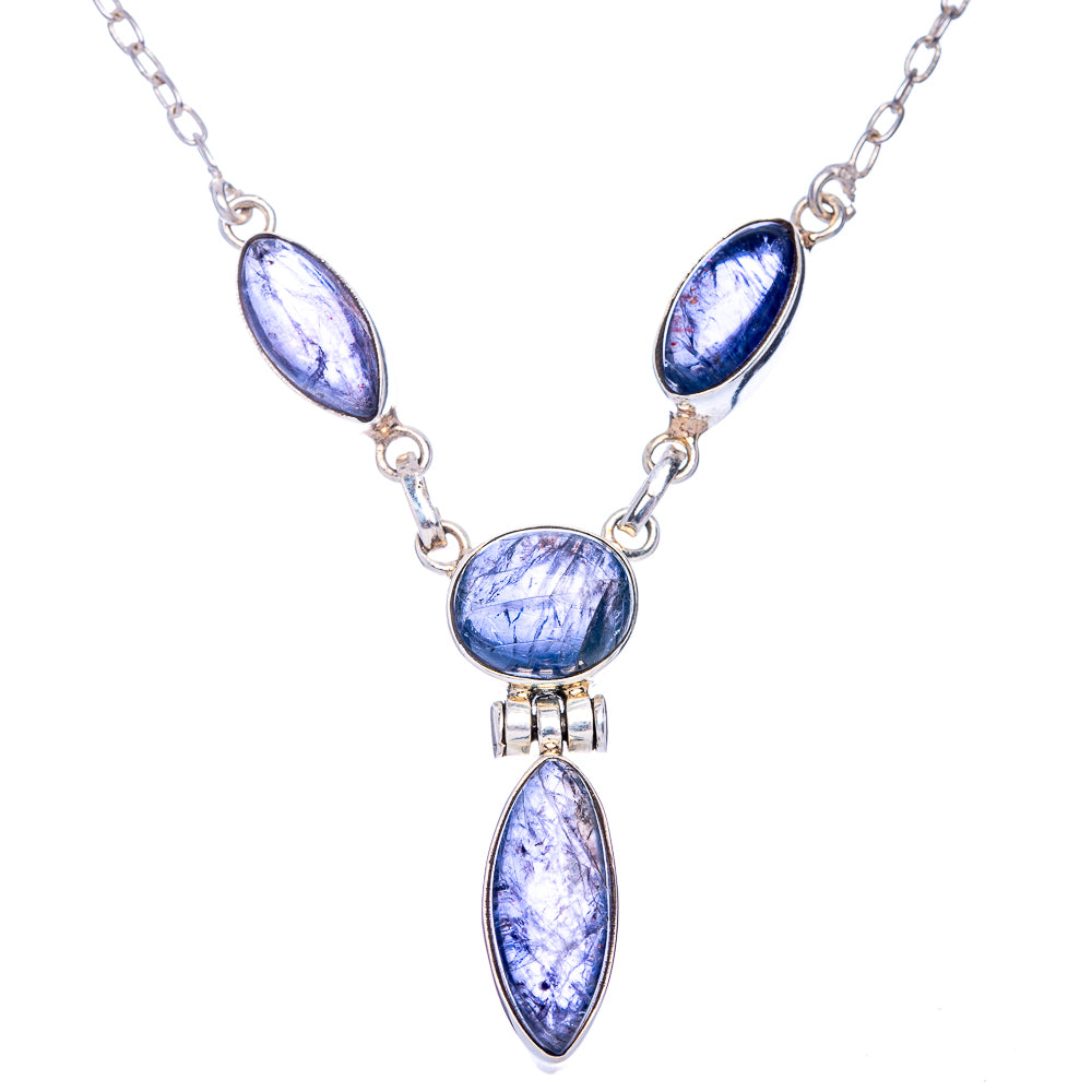 Iolite Necklace 17 1/4" (925 Sterling Silver) N90086