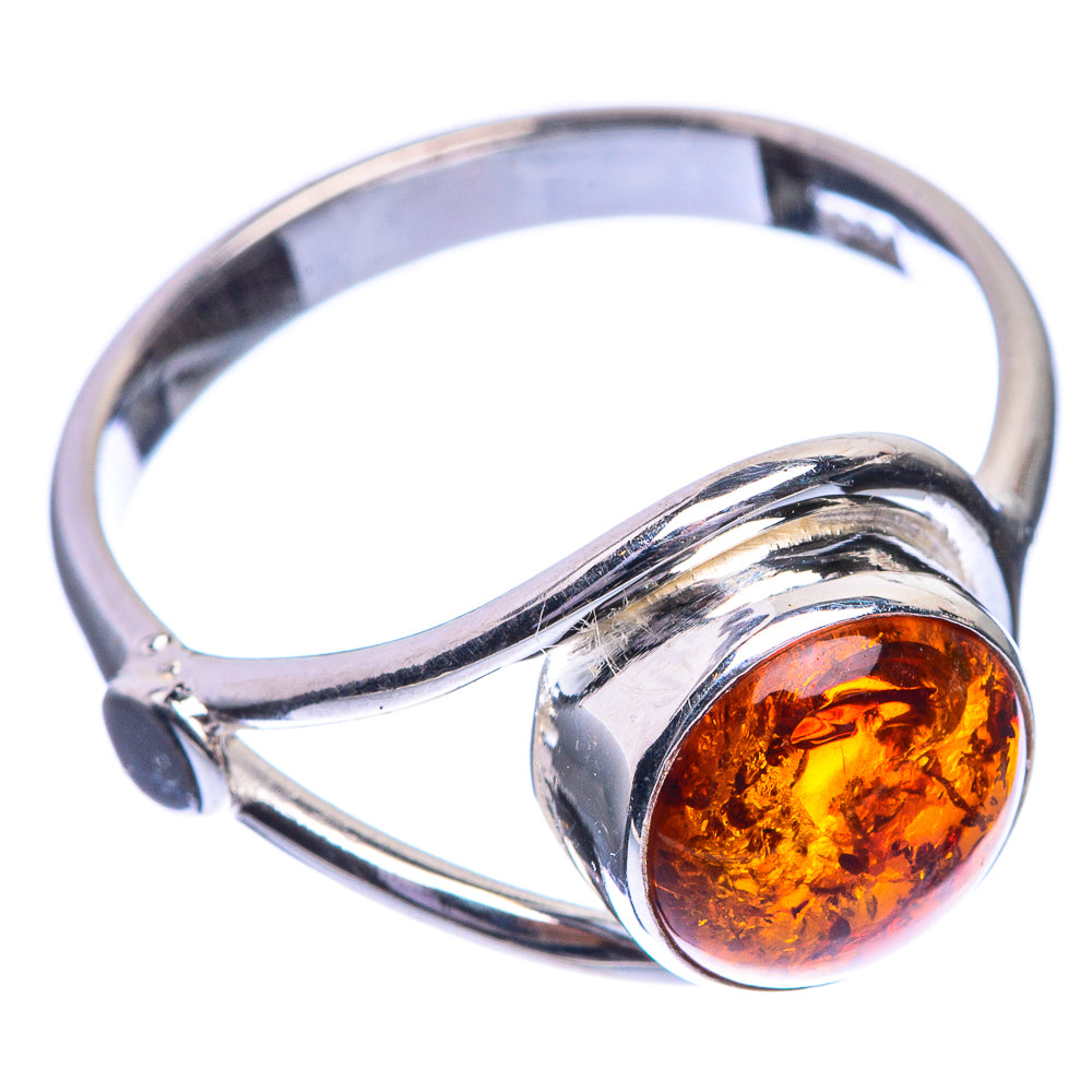 Baltic Amber Ring Size 6.25 (925 Sterling Silver) RING143286