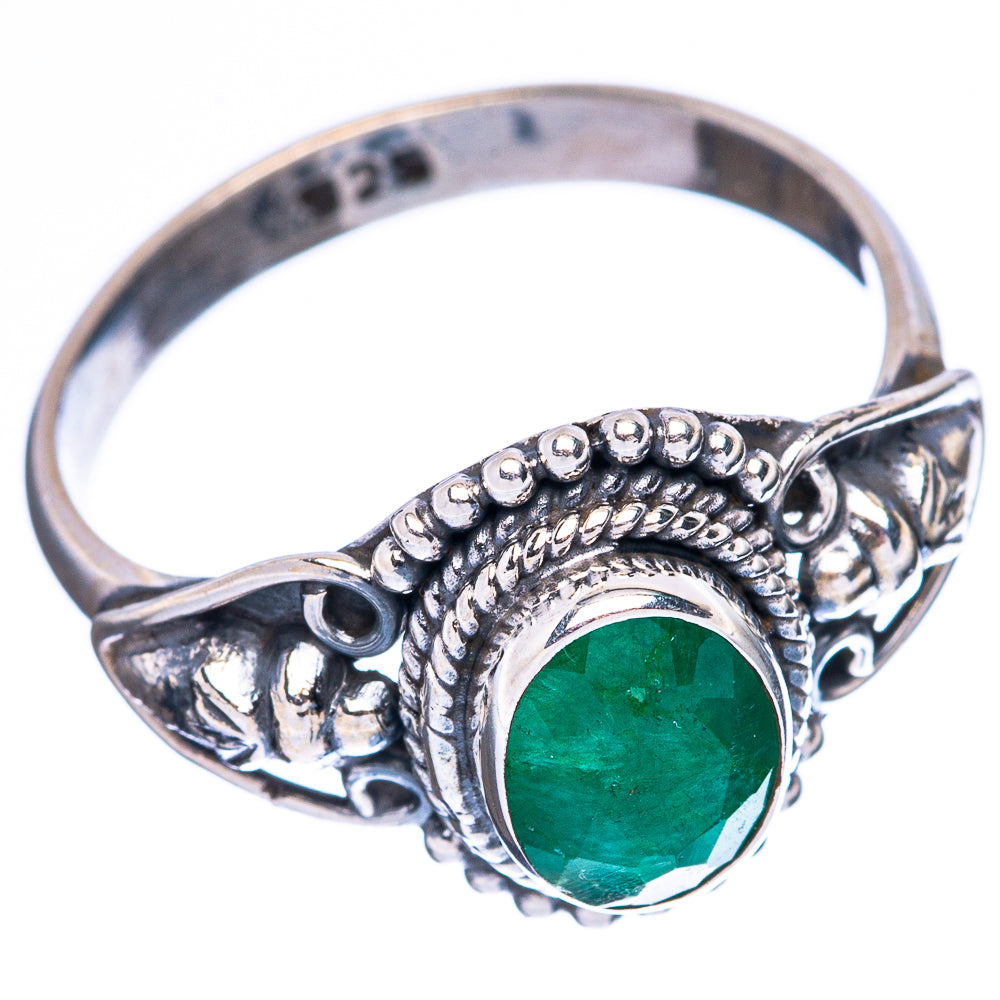 Green Sillimanite  Dainty Ring Size 8 (925 Sterling Silver) R5103