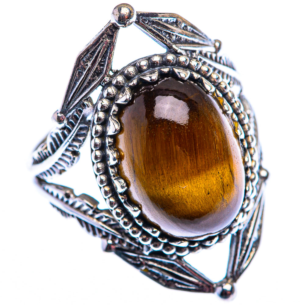 Tiger Eye Ring Size 7.5 (925 Sterling Silver) RING140153