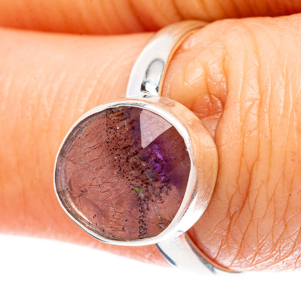 Rare Cacoxenite 925 Sterling Silver Ring Size 8 (925 Sterling Silver) R3859