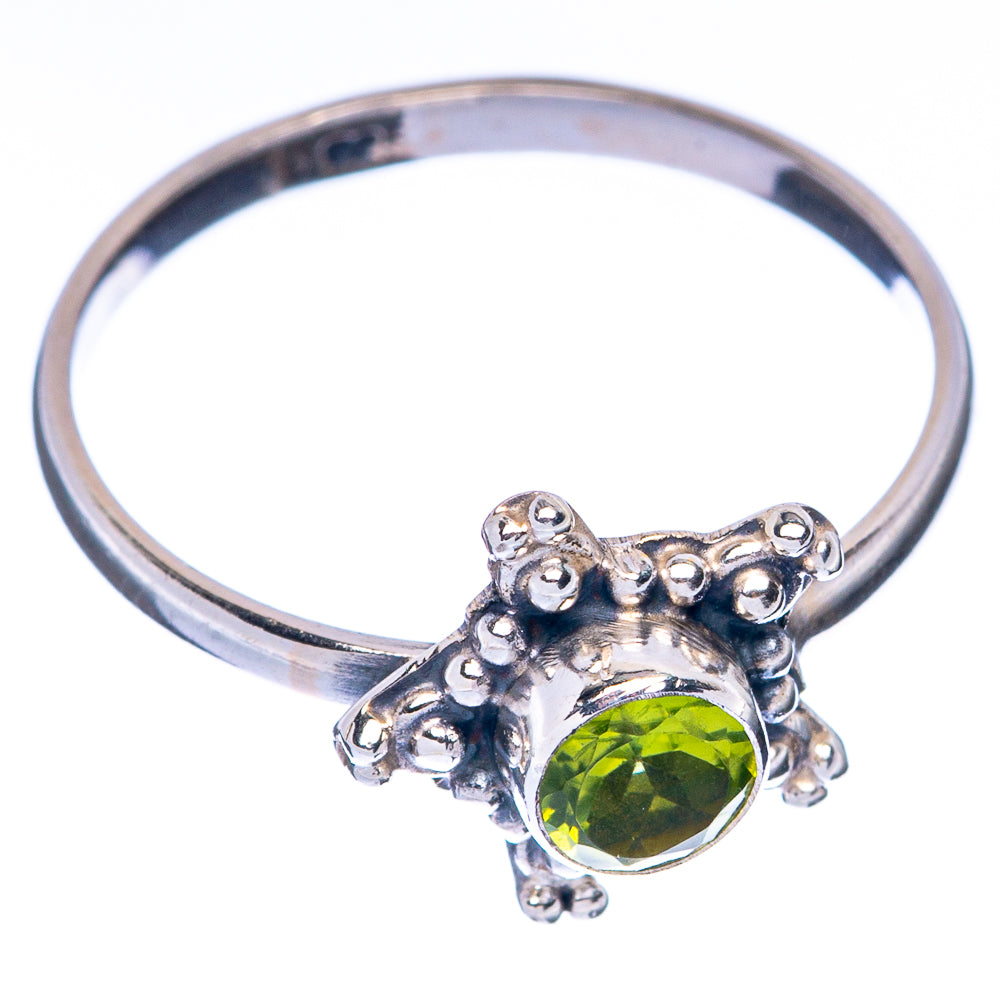 Peridot Dainty Ring Size 9.5 (925 Sterling Silver) R145030