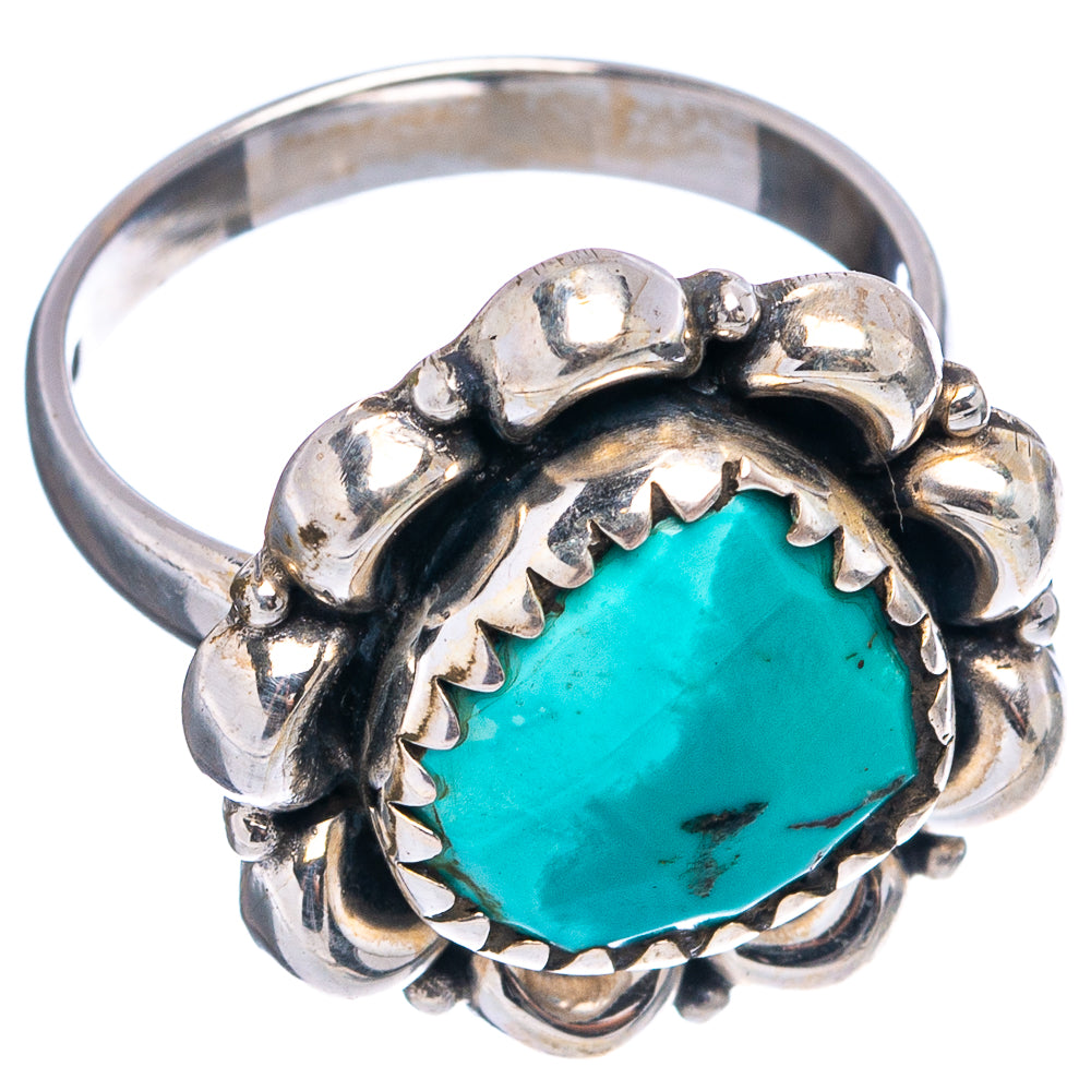 Hubei Turquoise Ring Size 7.25 (.925 Sterling Silver)