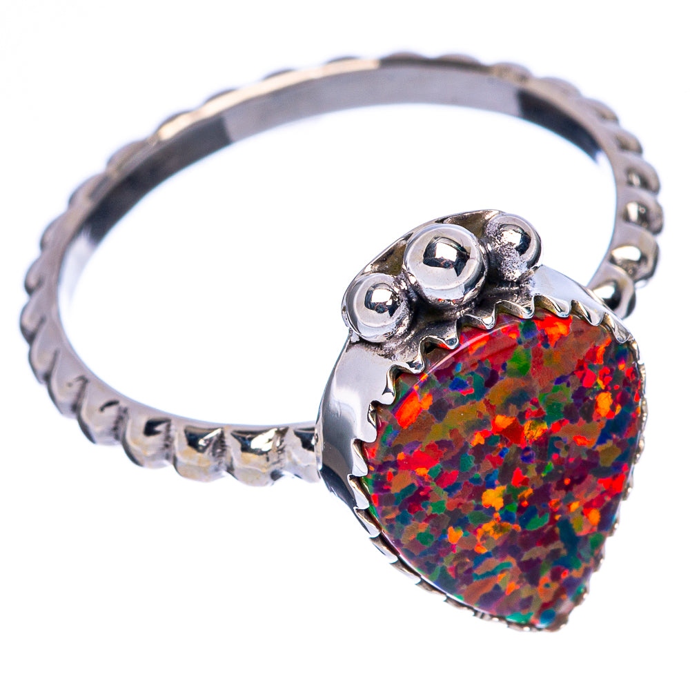 Synthetic Opal Ring Size 9 (925 Sterling Silver) R146165