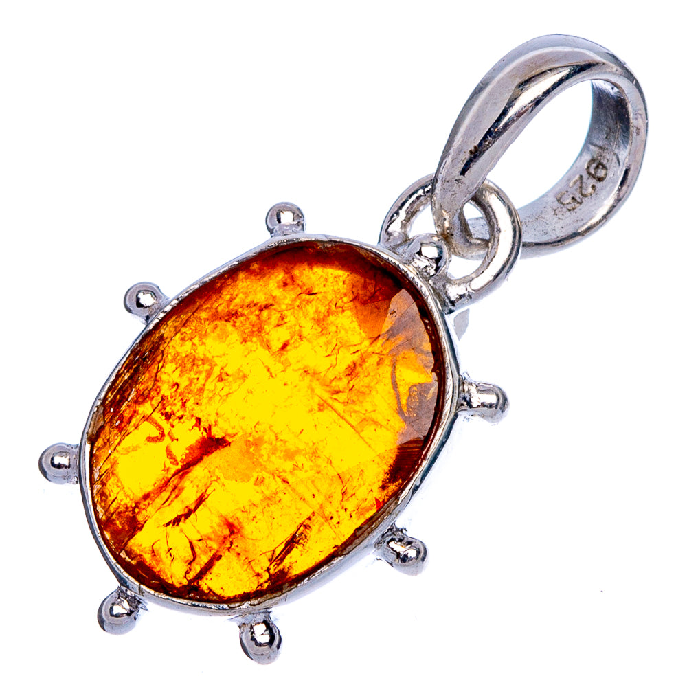Sunstone Pendant 1" (925 Sterling Silver) P40267