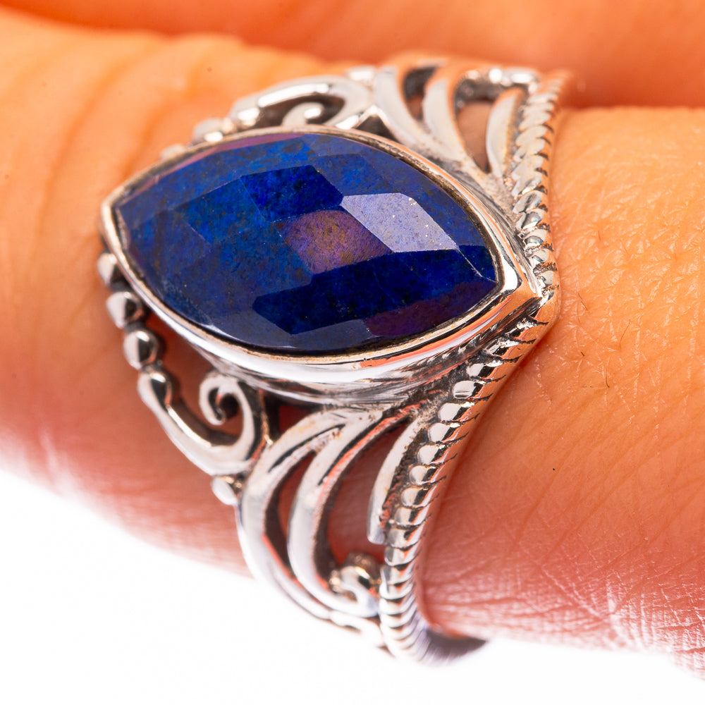 Lapis Lazuli Ring Size 9.25 (925 Sterling Silver) R141153