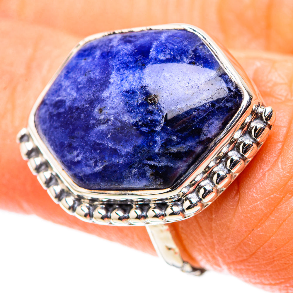 Premium Sodalite Ring Size 6 (925 Sterling Silver) RING138067