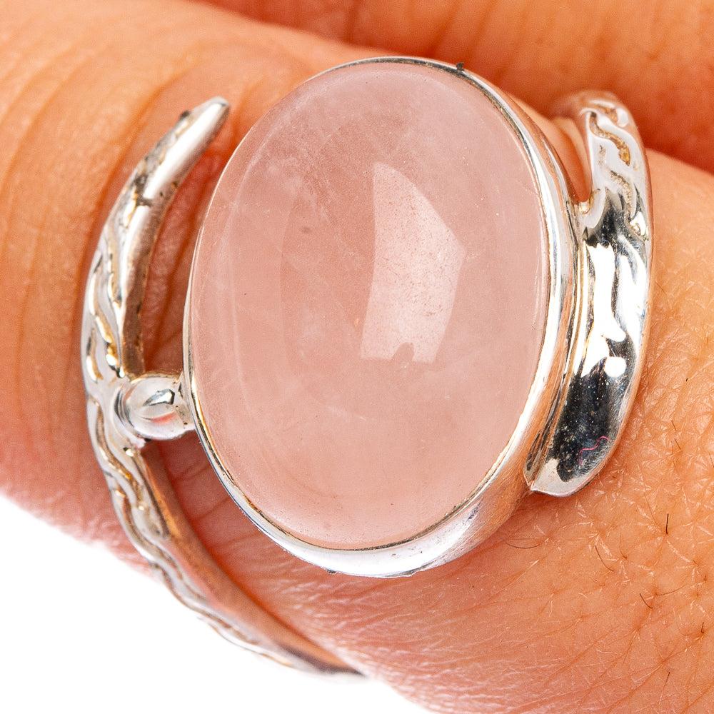 Rose Quartz Ring Size 7.75 (925 Sterling Silver) R145348