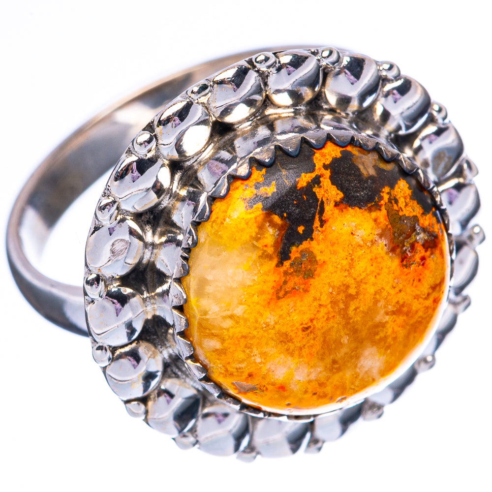 Bumblebee Jasper 925 Sterling Silver Ring Size 8.5 (925 Sterling Silver) R3885
