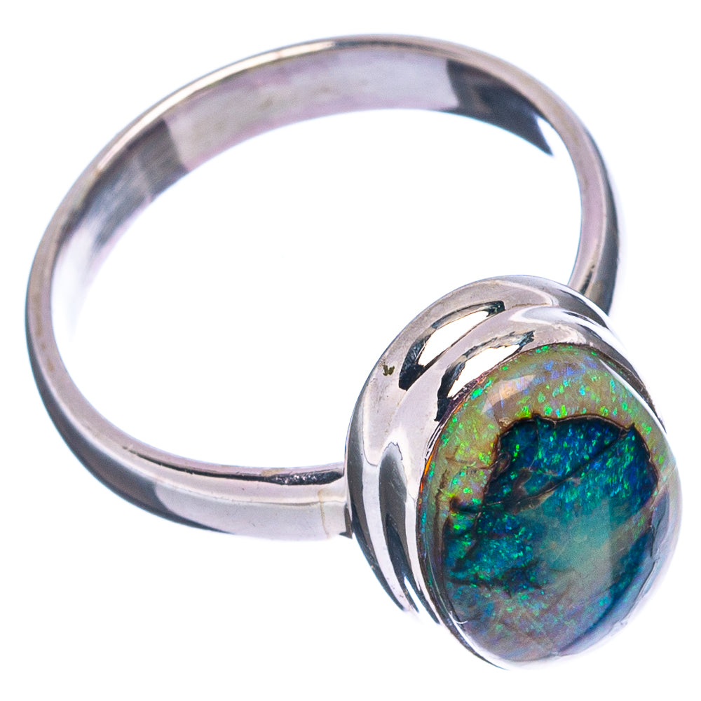 Rare Sterling Opal Ring Size 7 (.925 Sterling Silver)