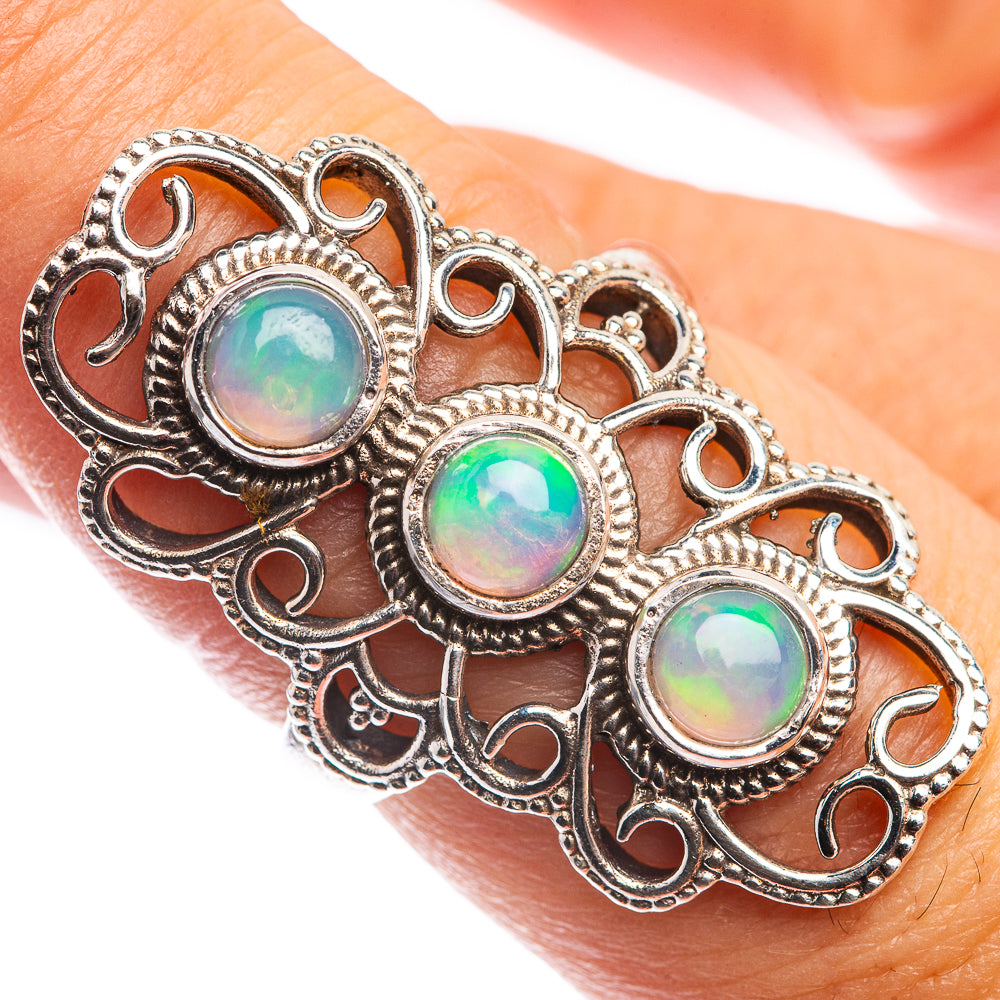 Ethiopian Opal Ring Size 6.75 (925 Sterling Silver) RING143242