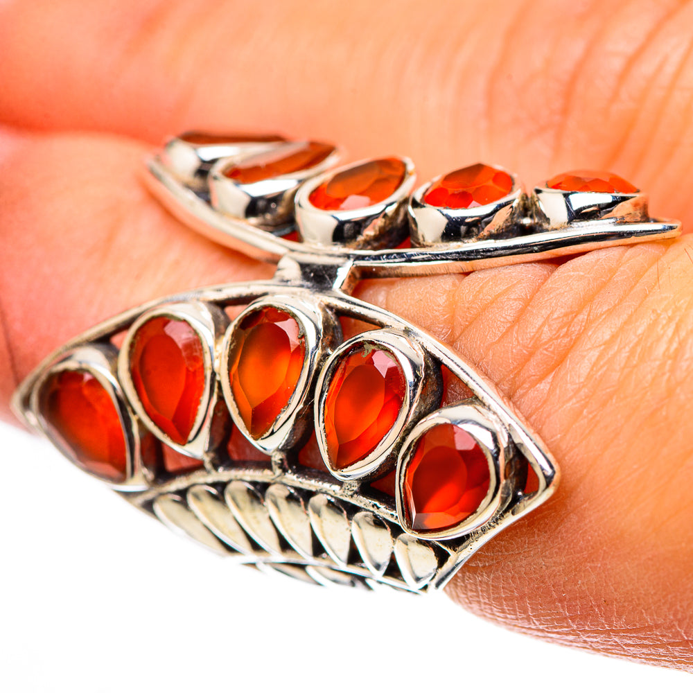 Large Carnelian Ring Size 5.75 (925 Sterling Silver) RING138882