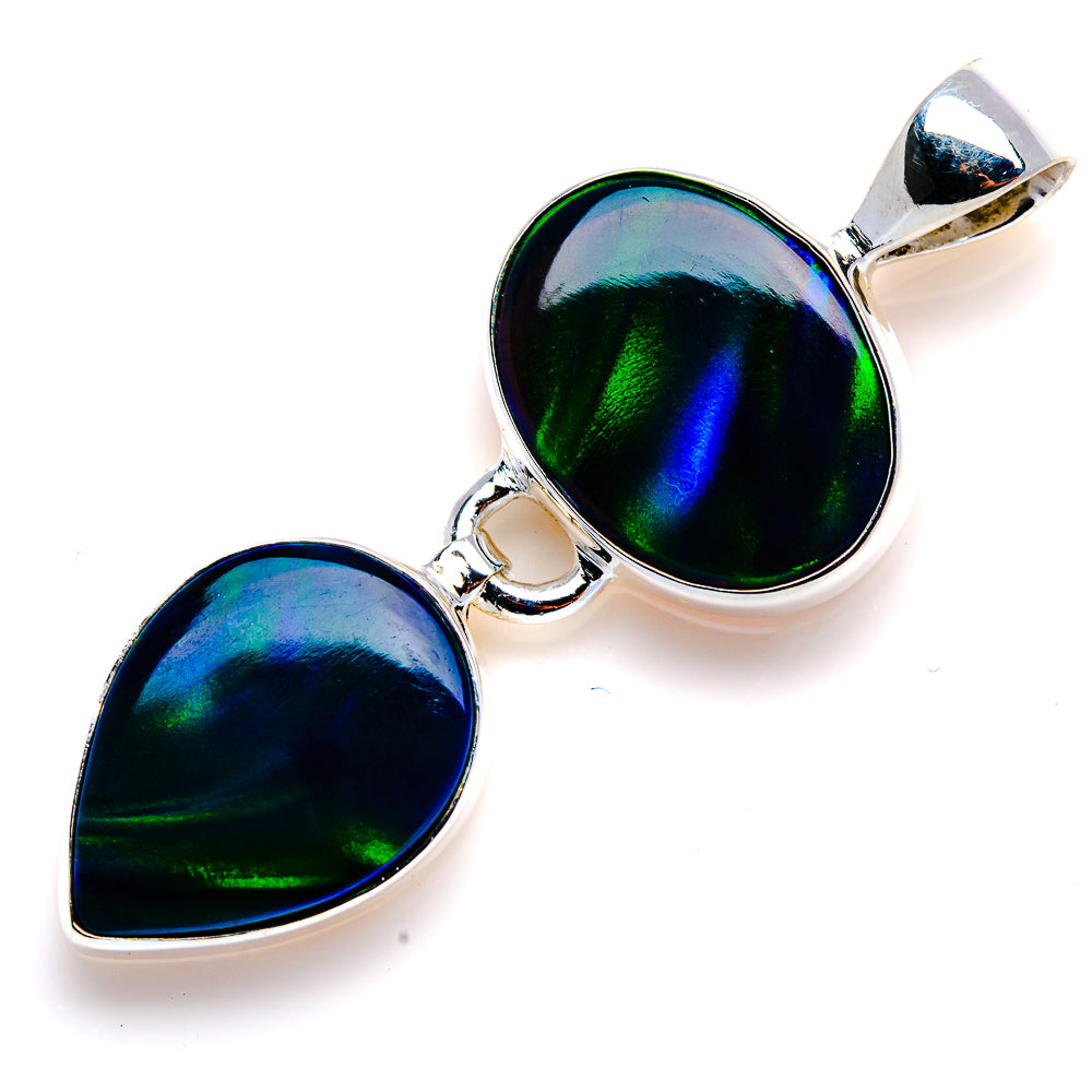 Aura Opal Pendant 1 3/4" (925 Sterling Silver) PD38021