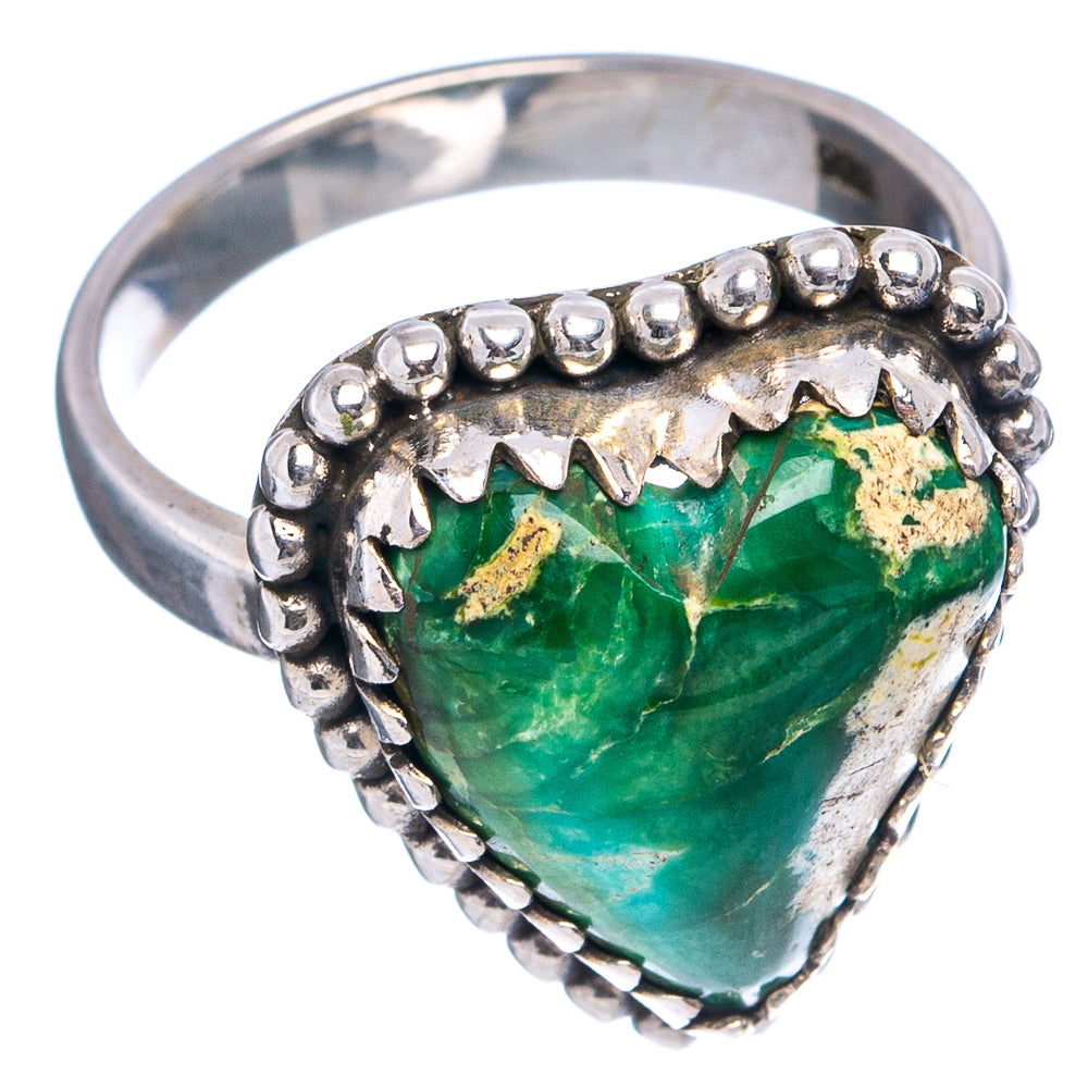 Rare Sonoran Gold Turquoise Ring Size 6.5 (.925 Sterling Silver)