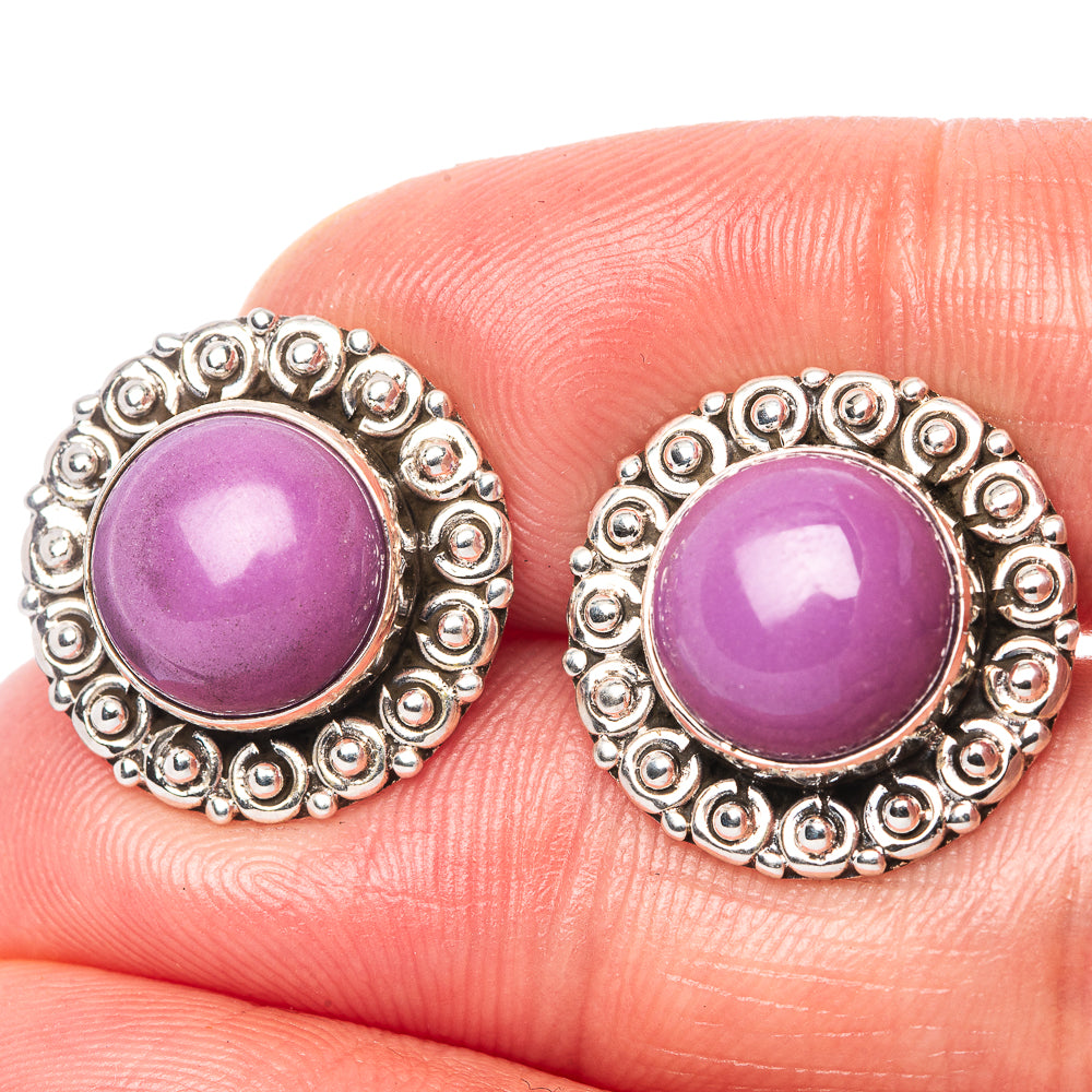 Phosphosiderite Earrings 5/8" (925 Sterling Silver) E1508