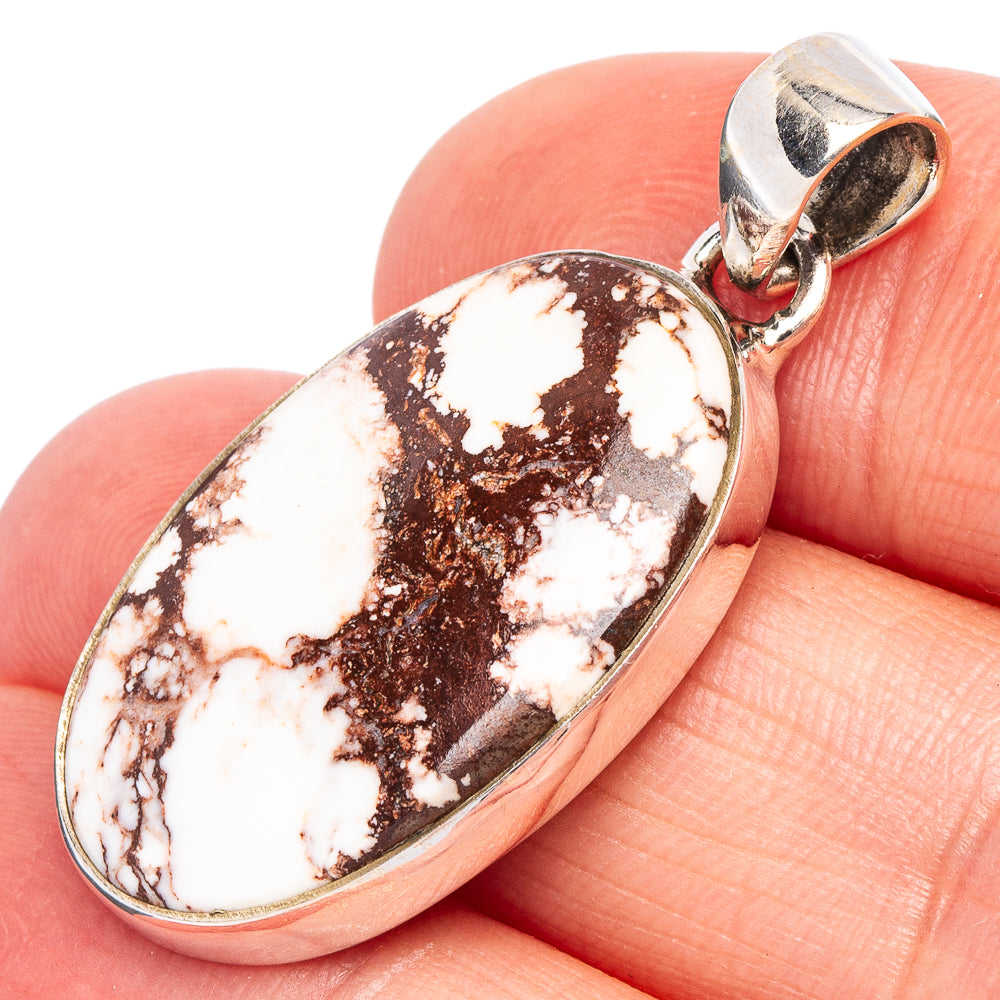Wild Horse Jasper Pendant 1 3/8" (925 Sterling Silver) P44911