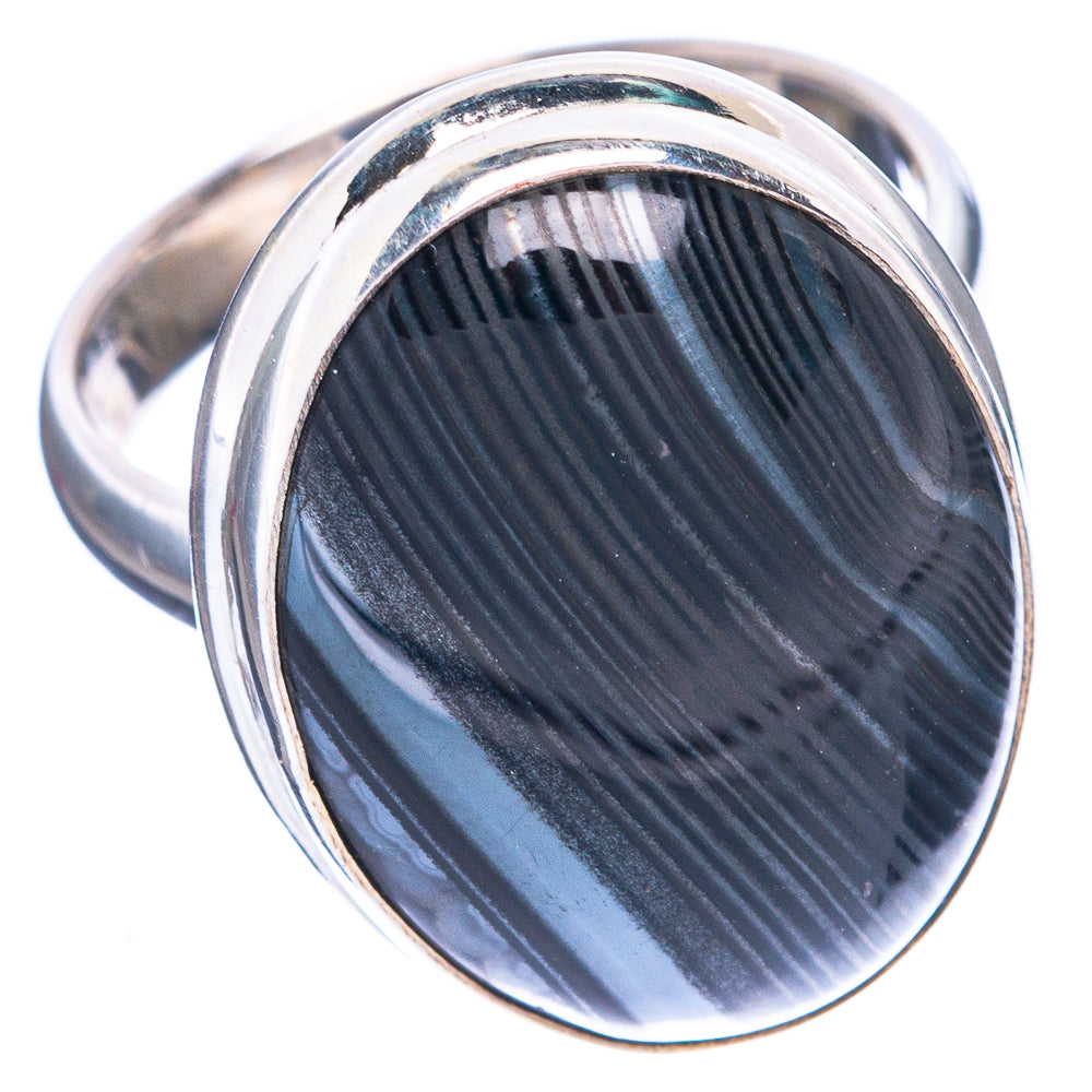 Psilomelane Ring Size 6.75 (925 Sterling Silver) R1300