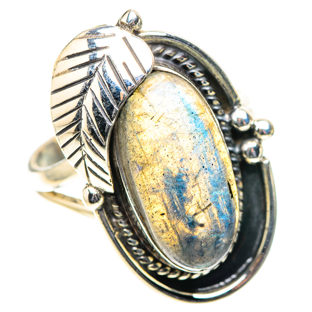 Labradorite Ring Size 9 (925 Sterling Silver) RING138542