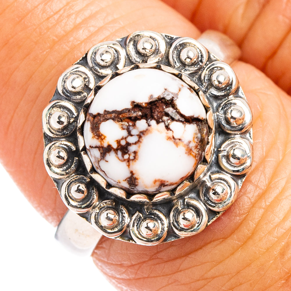 Wild Horse Jasper Ring Size 7 (.925 Sterling Silver)
