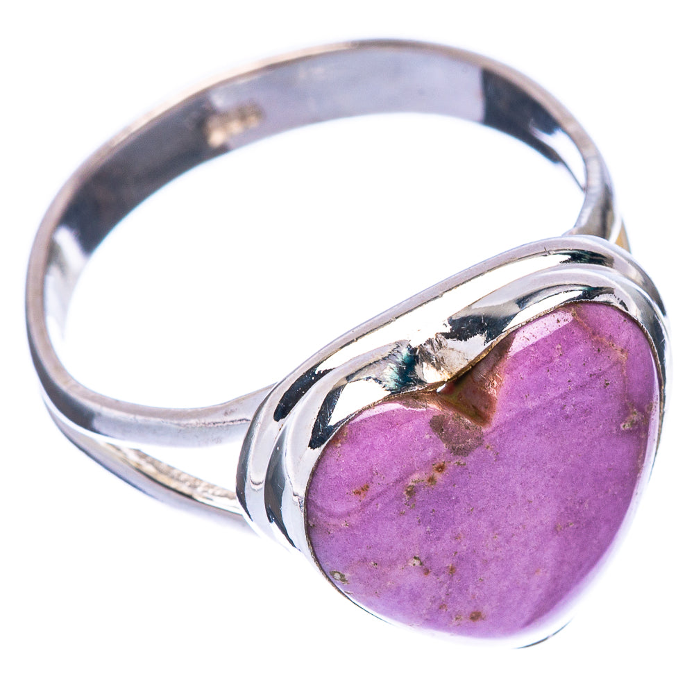 Phosphosiderite Heart Ring Size 8.5 (925 Sterling Silver) R146829