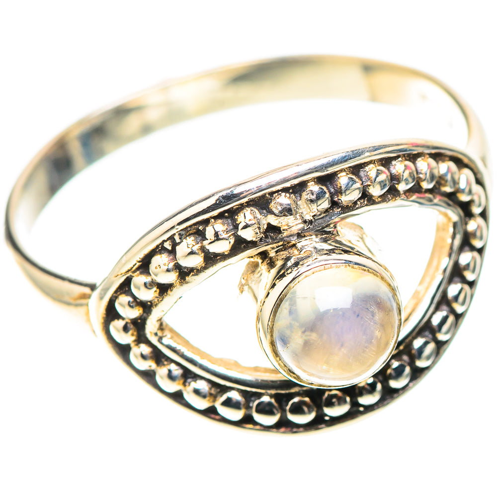 Rainbow Moonstone Ring Size 7.5 (925 Sterling Silver) RING138469
