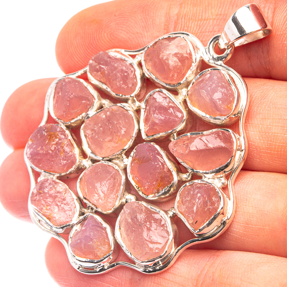 Signature Morganite Pendant 2 1//8" (925 Sterling Silver) P38742