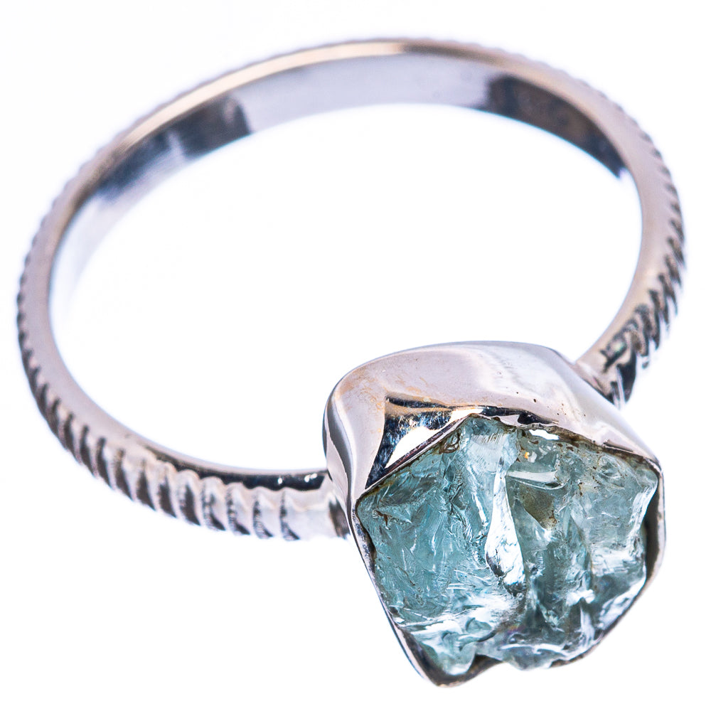 Aquamarine Dainty Ring Size 6.75 (925 Sterling Silver) R5141